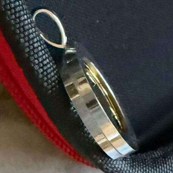 GOLDEN BULL ZODIAC PENDANT – MONOGRAM STYLE SILVER & GOLD TONE ✨ - Picture 9 of 17